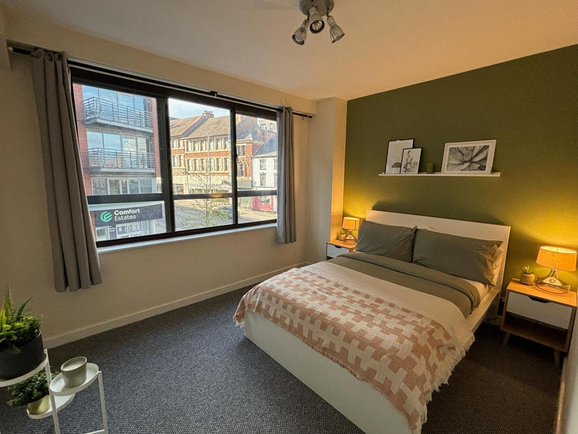 Modern 2 Bdr Flat In Nottingham City Centre With Free Parking المظهر الخارجي الصورة